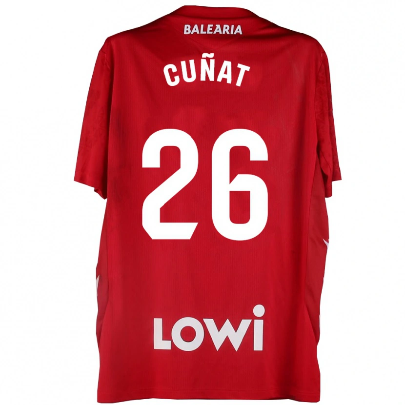 Danxen Barn Pablo Campos #26 Rød Hvit Keeperdrakt 2025/26 Skjorter T-skjorte