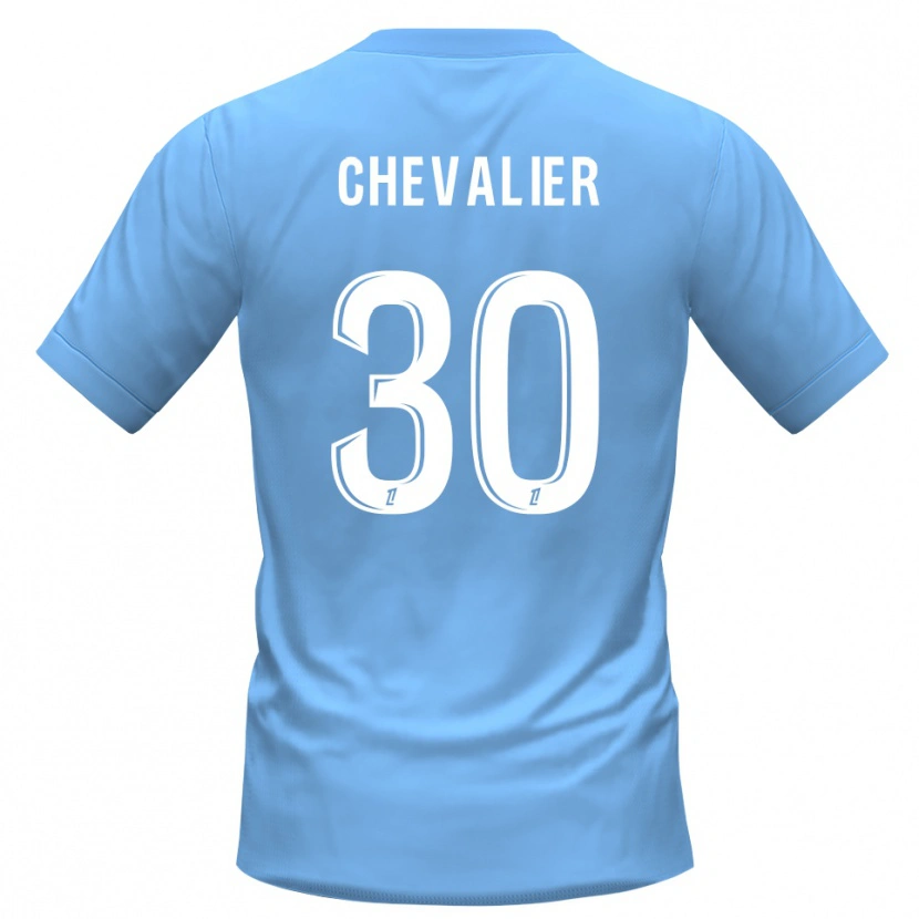Danxen Barn Lucas Chevalier #30 Blå Svart Keeperdrakt 2025/26 Skjorter T-skjorte