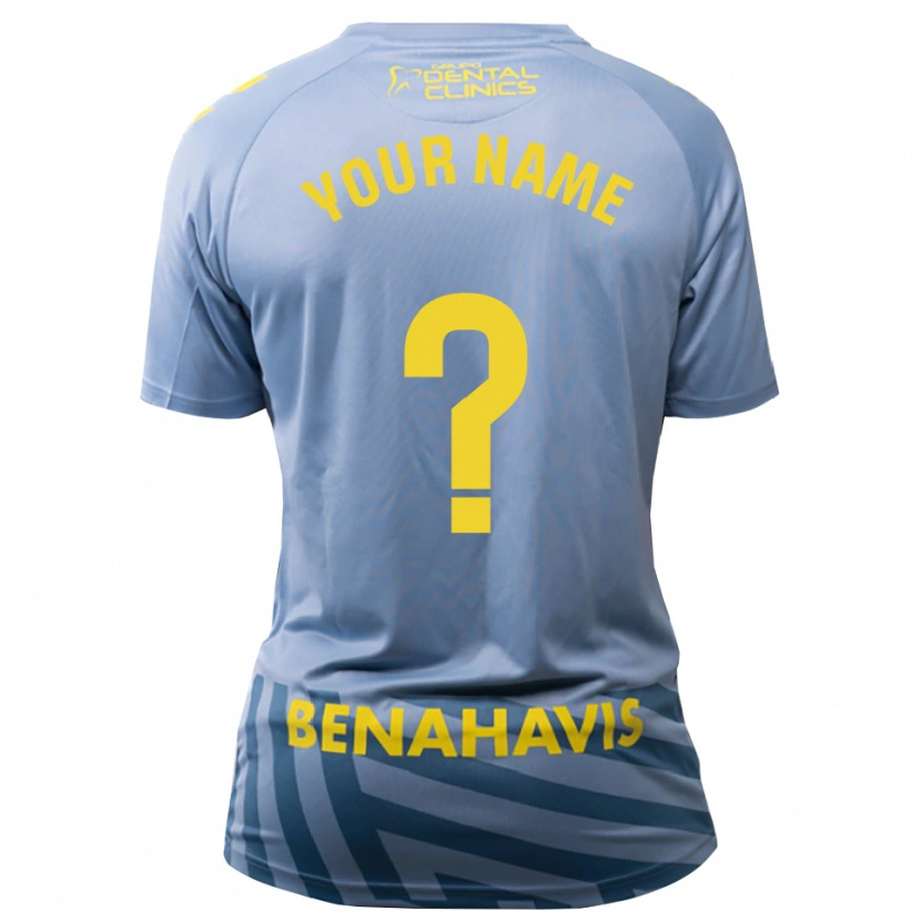 Danxen Barn Malaga CF Lys Stål Blå Keeperdrakt 2025/26 Skjorter T-skjorte