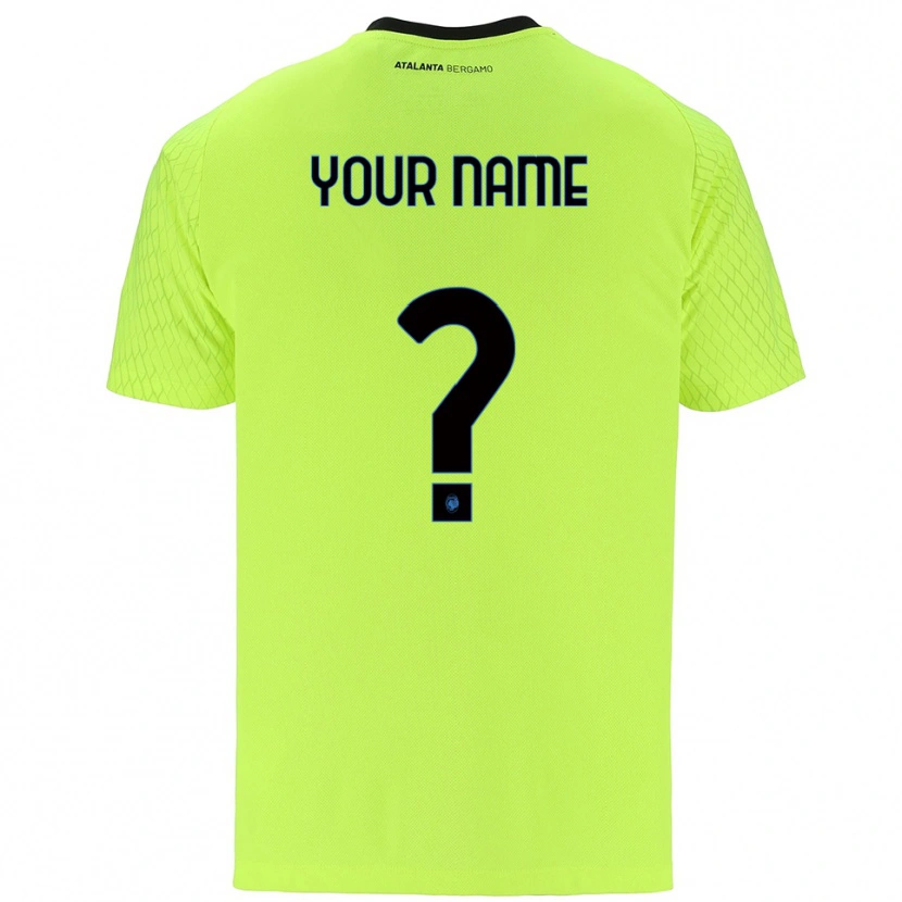 Danxen Barn Atalanta BC Gul Grønn Rød Keeperdrakt 2025/26 Skjorter T-skjorte