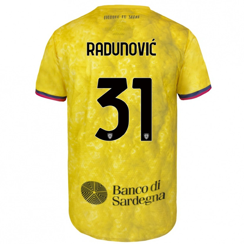 Danxen Barn Boris Radunović #31 Gul Svart Keeperdrakt 2025/26 Skjorter T-skjorte