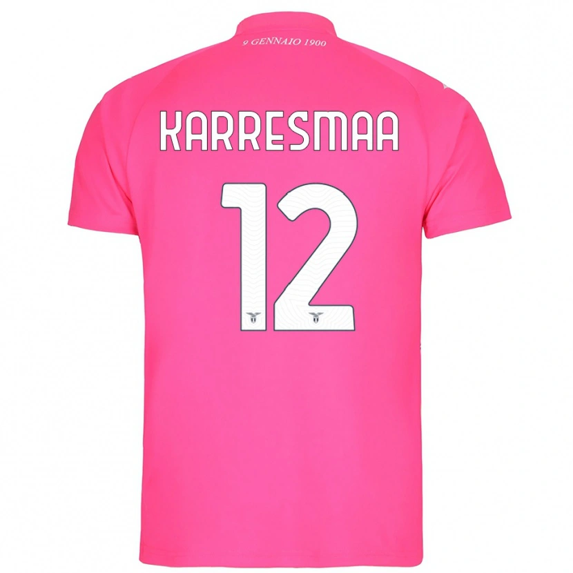 Danxen Barn Kerttu Karresmaa #12 Dyp Rosa Keeperdrakt 2025/26 Skjorter T-skjorte