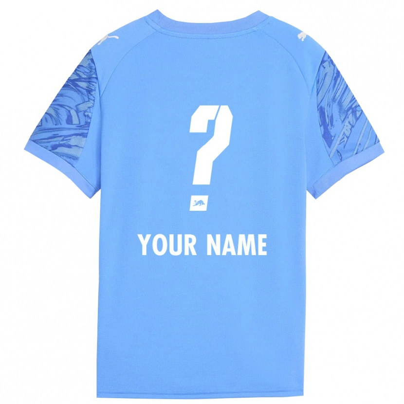 Danxen Barn RB Leipzig Kongeblå Rød Keeperdrakt 2025/26 Skjorter T-skjorte