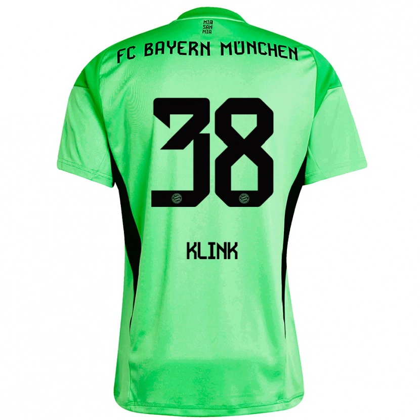 Danxen Barn Anna Klink #38 Medium Vår Grønn Keeperdrakt 2025/26 Skjorter T-skjorte