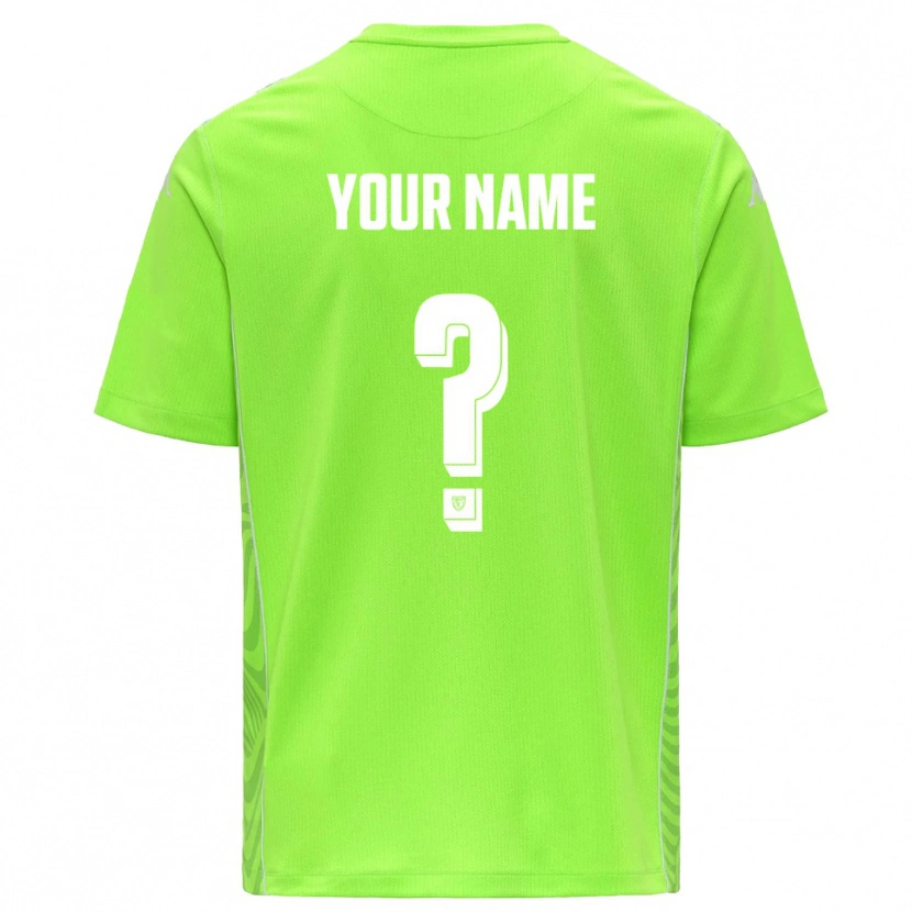 Danxen Barn Spezia Calcio Plen Grønn Hvit Keeperdrakt 2025/26 Skjorter T-skjorte