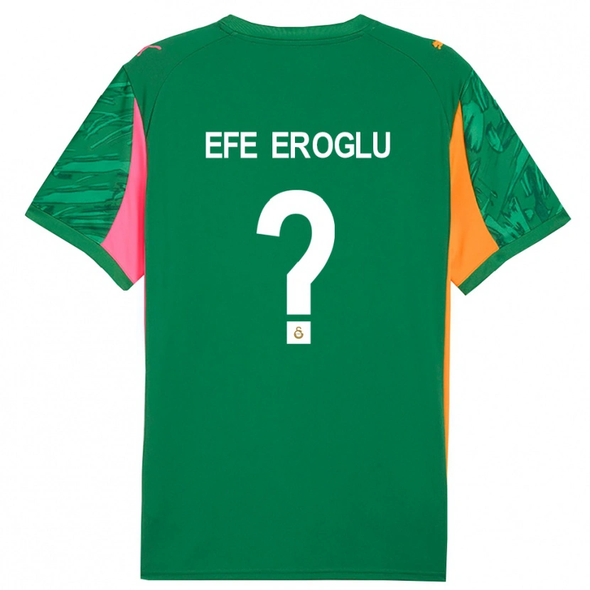 Danxen Barn Cem Efe Eroğlu #0 Grønn Oransje Rosa Keeperdrakt 2025/26 Skjorter T-skjorte