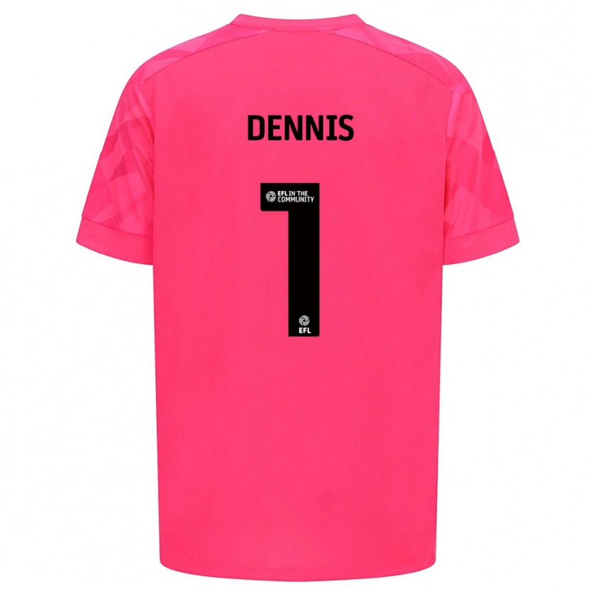 Danxen Barn Jake Dennis #1 Rose Rosa Keeperdrakt 2025/26 Skjorter T-skjorte