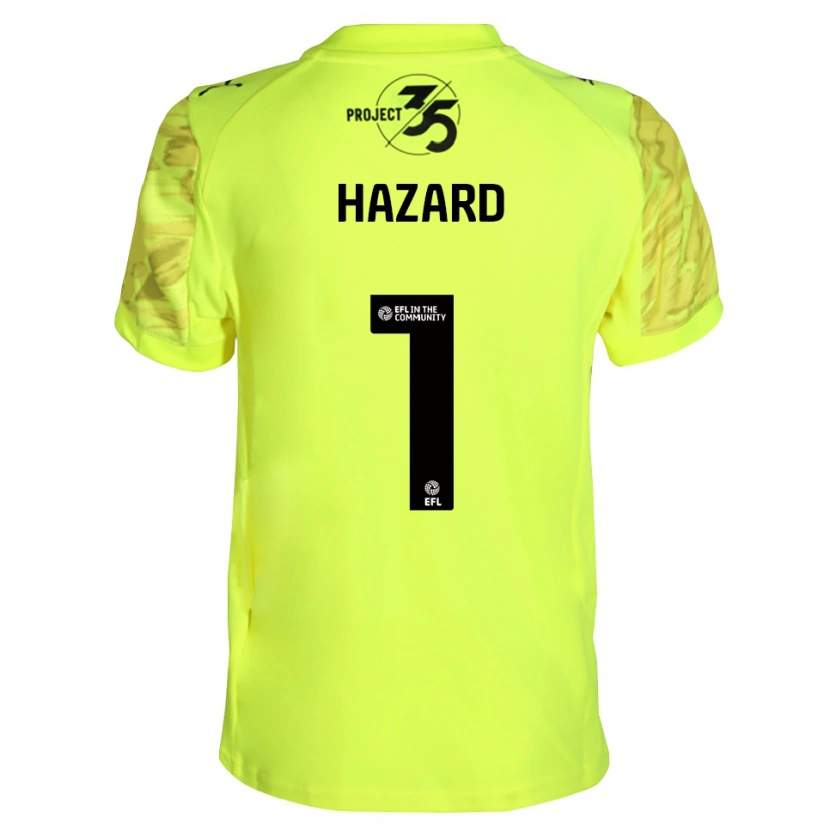 Danxen Barn Conor Hazard #1 Fluorescerende Grønn Svart Keeperdrakt 2025/26 Skjorter T-skjorte