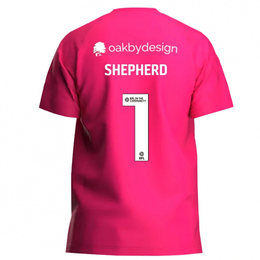 Danxen Barn Frankie Shepherd #1 Magenta Keeperdrakt 2025/26 Skjorter T-skjorte