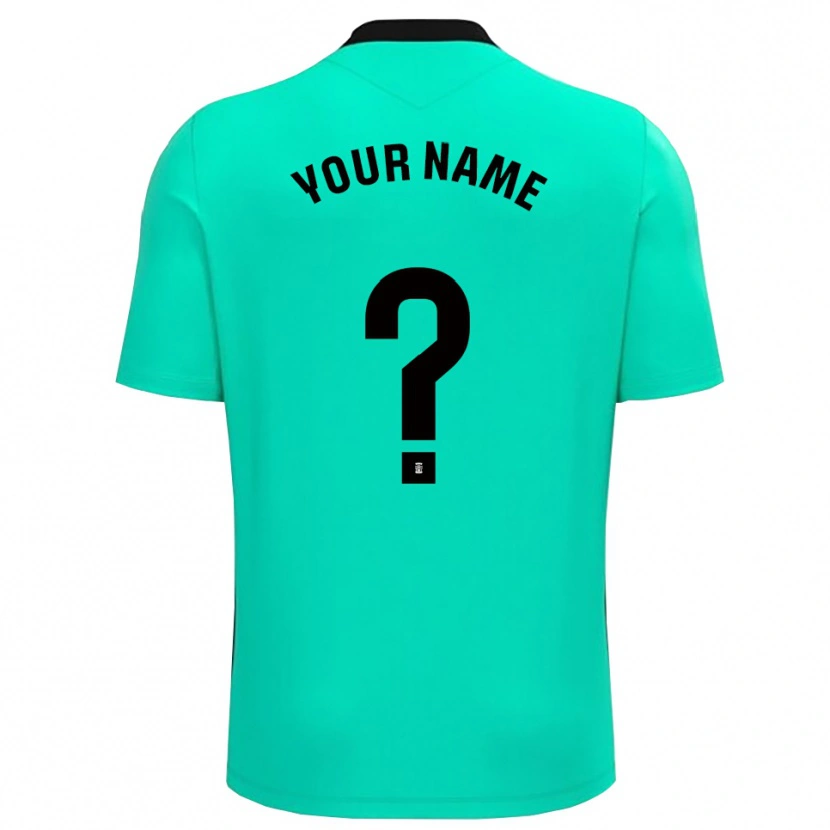 Danxen Barn FC Cartagena Grønn Svart Keeperdrakt 2025/26 Skjorter T-skjorte