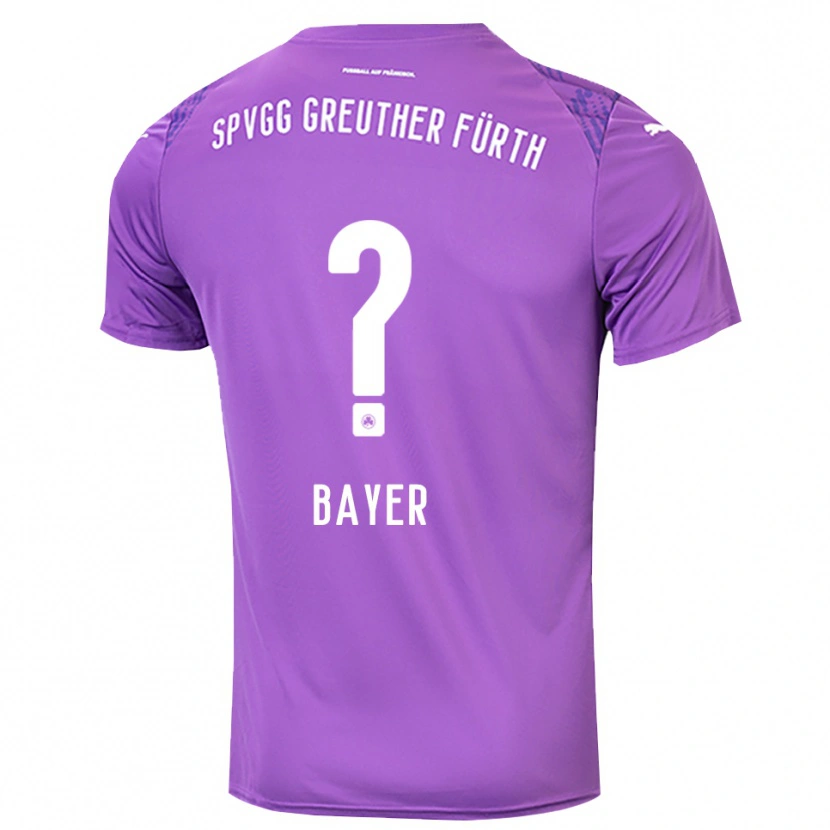 Danxen Barn Lisa Bayer #0 Lilla Hvit Keeperdrakt 2025/26 Skjorter T-skjorte