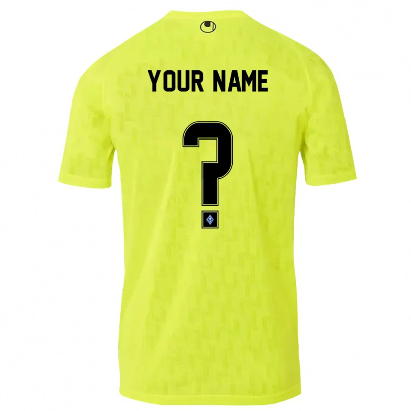 Danxen Barn SV Waldhof Mannheim Gul Svart Keeperdrakt 2025/26 Skjorter T-skjorte