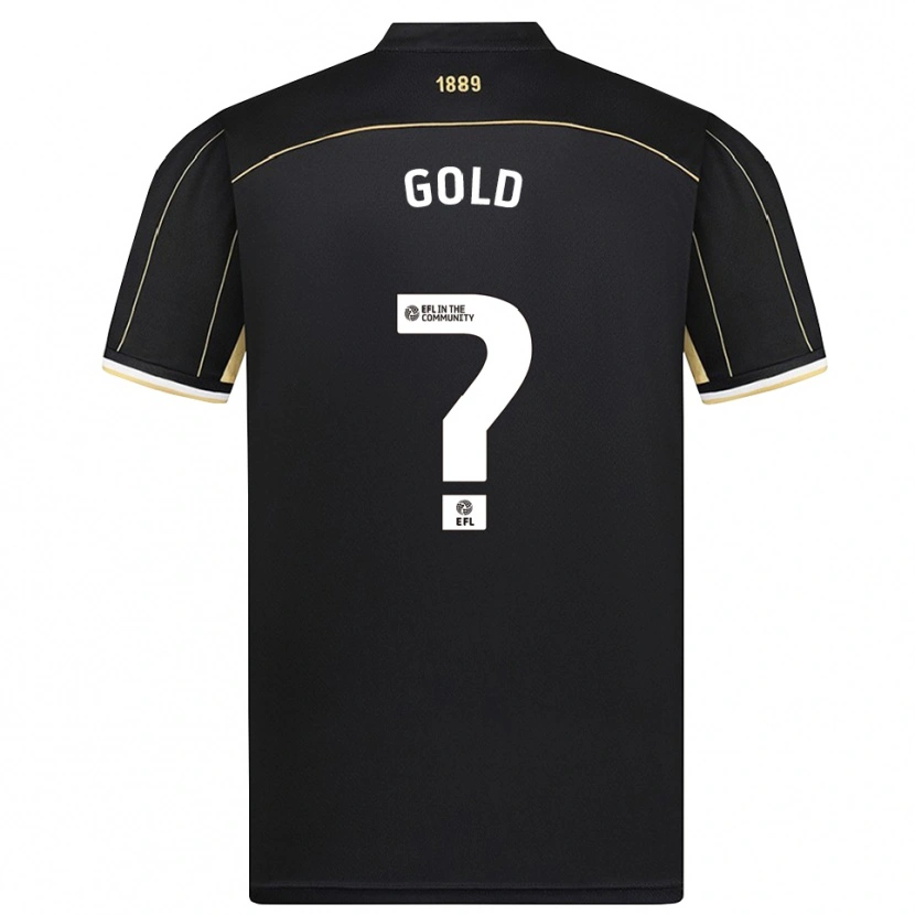 Danxen Barn Ethan Gold #0 Sort Brun Keeperdrakt 2025/26 Skjorter T-skjorte