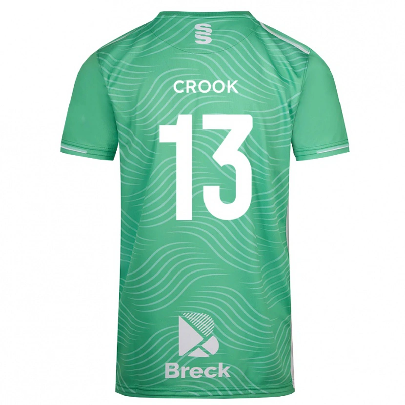 Danxen Barn Millie Crook #13 Medium Turkis Keeperdrakt 2025/26 Skjorter T-skjorte