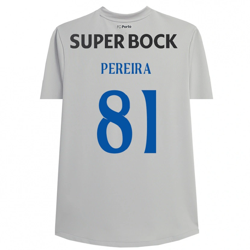 Danxen Barn Martim Pereira #81 Lys Grå Svart Keeperdrakt 2025/26 Skjorter T-skjorte