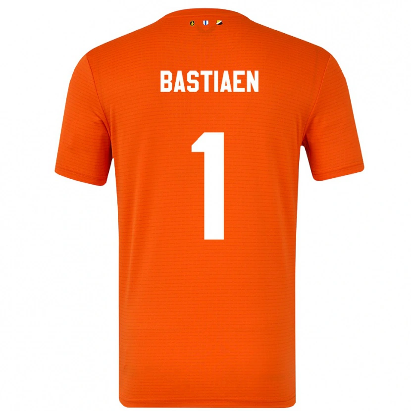 Danxen Barn Femke Bastiaen #1 Oransje Svart Keeperdrakt 2025/26 Skjorter T-skjorte