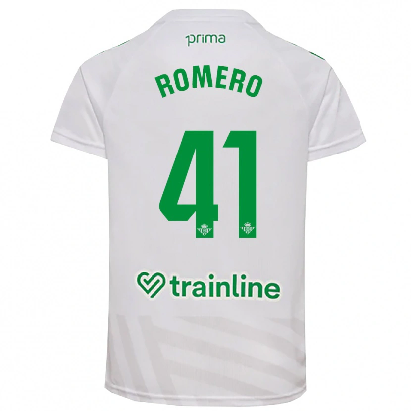 Danxen Barn José Romero #41 Hvit Grønn Keeperdrakt 2025/26 Skjorter T-skjorte