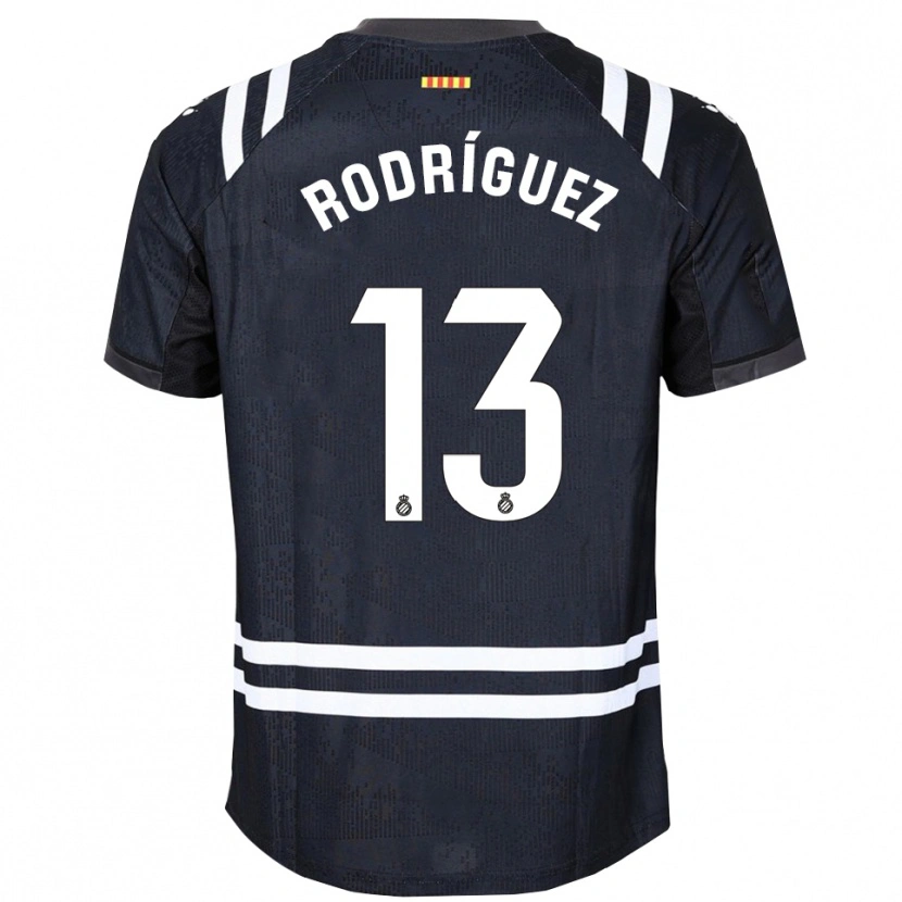 Danxen Barn Joel Rodríguez #13 Svart Hvit Keeperdrakt 2025/26 Skjorter T-skjorte