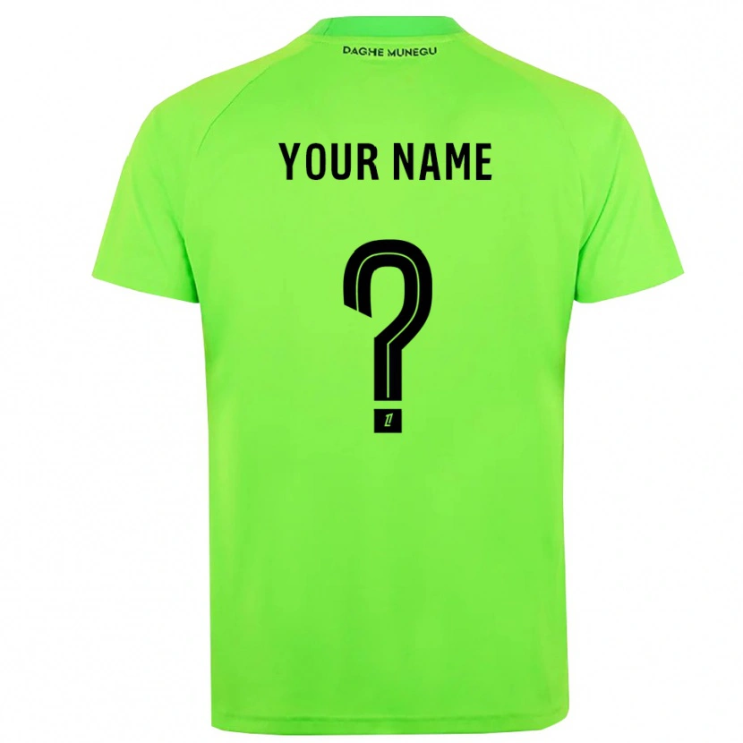 Danxen Barn AS Monaco Grønn Svart Keeperdrakt 2025/26 Skjorter T-skjorte