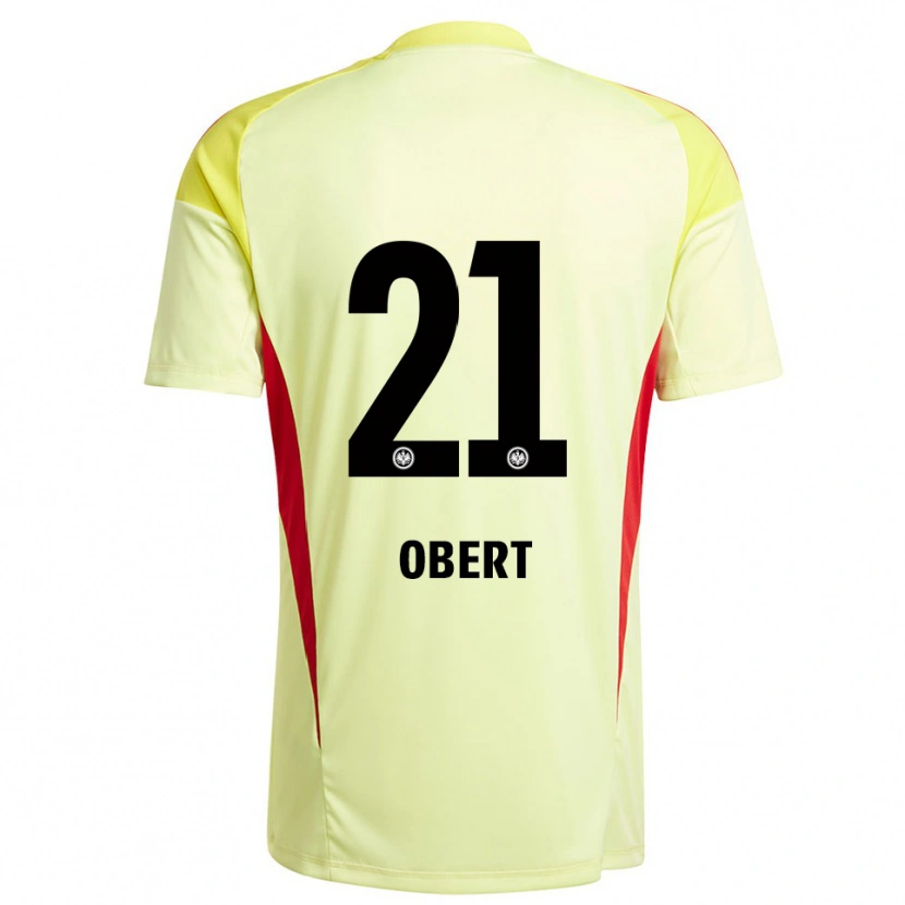 Danxen Barn Yuriy Obert #21 Lys Gul Svart Keeperdrakt 2025/26 Skjorter T-skjorte