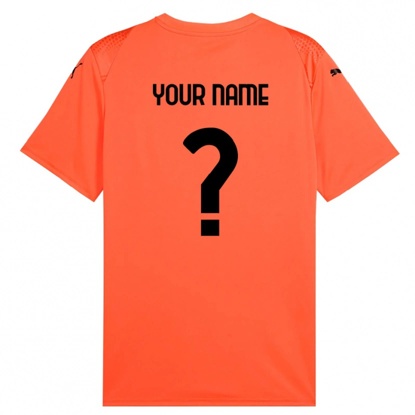 Danxen Barn US Salernitana 1919 Oransje Svart Keeperdrakt 2025/26 Skjorter T-skjorte