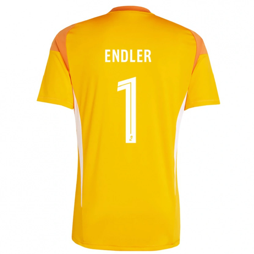 Danxen Barn Christiane Endler #1 Oransje Rød Keeperdrakt 2025/26 Skjorter T-skjorte