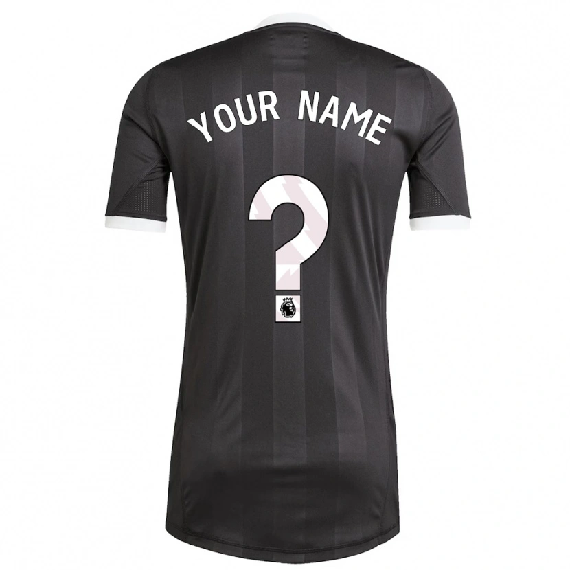 Danxen Barn Aston Villa FC Svart Hvit Keeperdrakt 2025/26 Skjorter T-skjorte