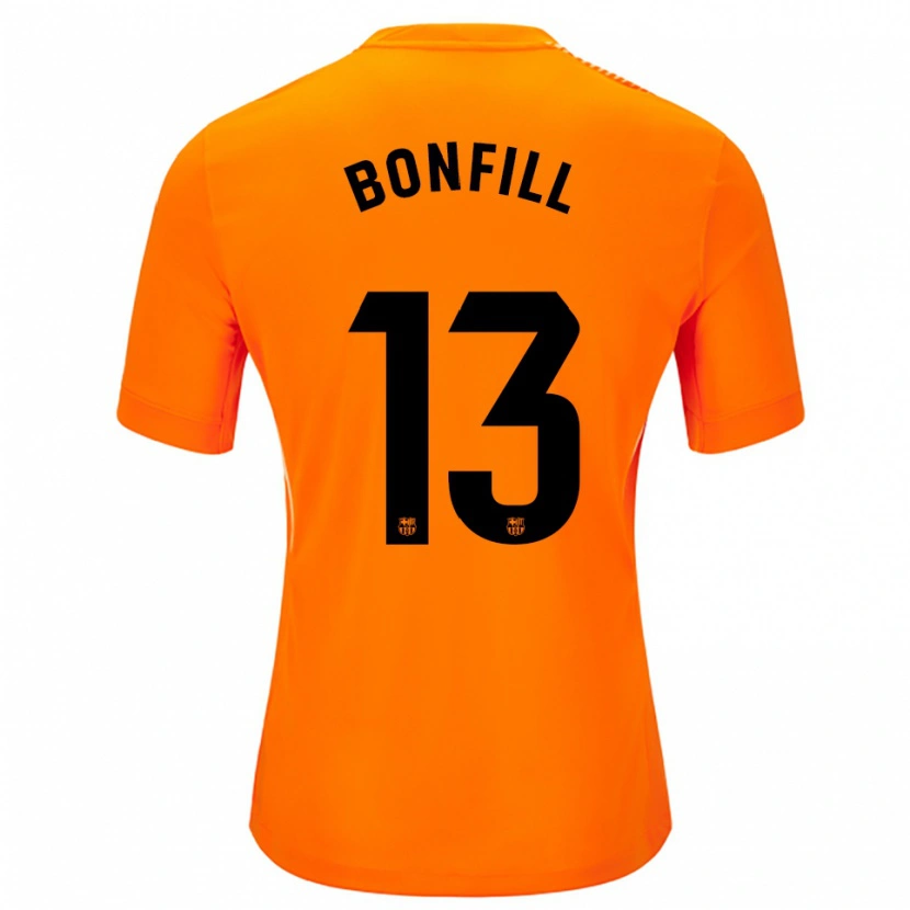 Danxen Barn Max Bonfill #13 Oransje Svart Keeperdrakt 2025/26 Skjorter T-skjorte