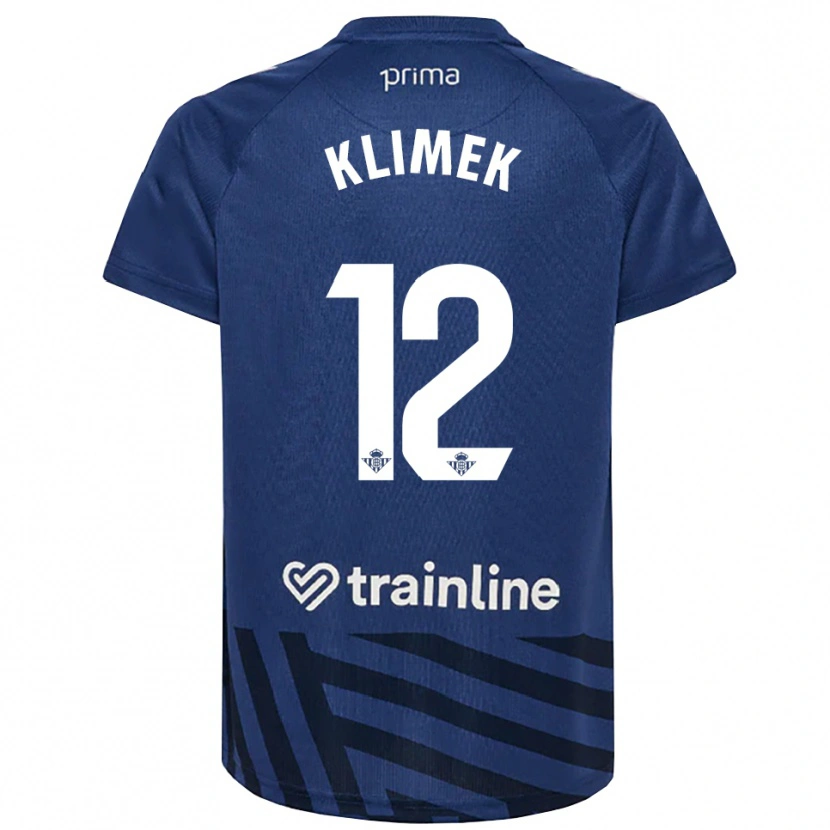 Danxen Barn Bruno Klimek #12 Kongeblå Hvit Keeperdrakt 2025/26 Skjorter T-skjorte