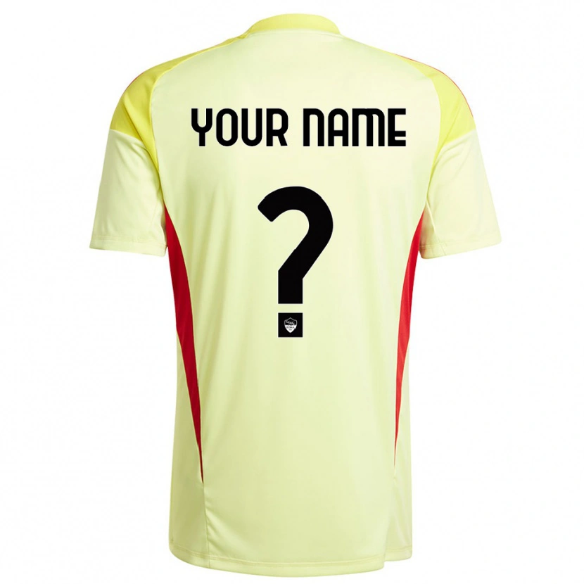 Danxen Barn AS Roma Lys Gul Oransje Keeperdrakt 2025/26 Skjorter T-skjorte