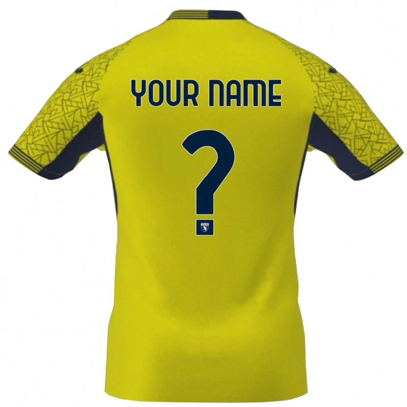 Danxen Barn Torino FC Gul Svart Keeperdrakt 2025/26 Skjorter T-skjorte