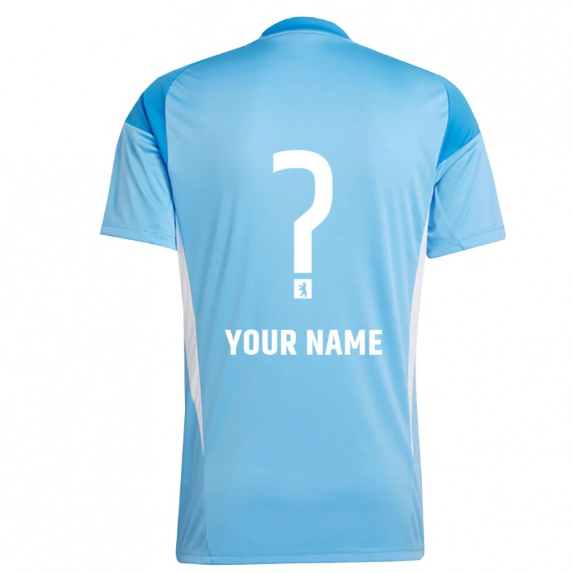 Danxen Barn 1. FC Union Berlin Blå Svart Keeperdrakt 2025/26 Skjorter T-skjorte