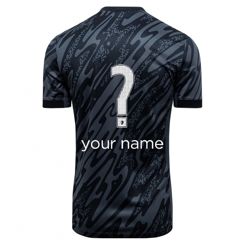 Danxen Barn SC Freiburg Svart Hvit Keeperdrakt 2025/26 Skjorter T-skjorte