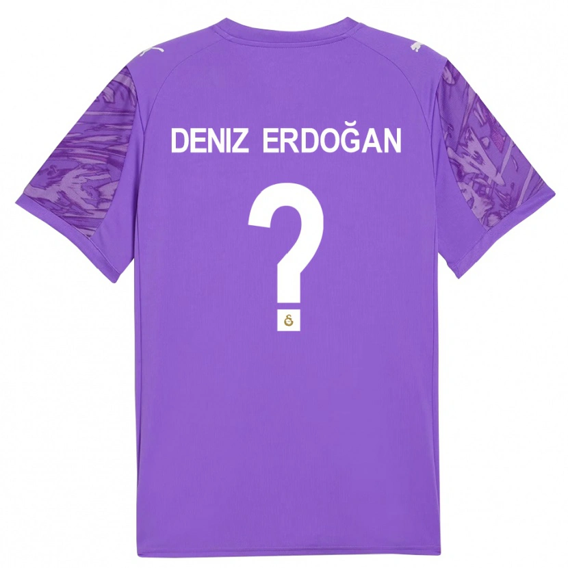 Danxen Barn Ali Deniz Erdoğan #0 Lilla Hvit Keeperdrakt 2025/26 Skjorter T-skjorte