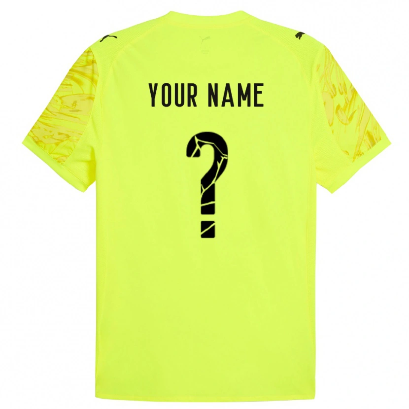 Danxen Barn Shakhtar Donetsk FC Grønn Gul Keeperdrakt 2025/26 Skjorter T-skjorte