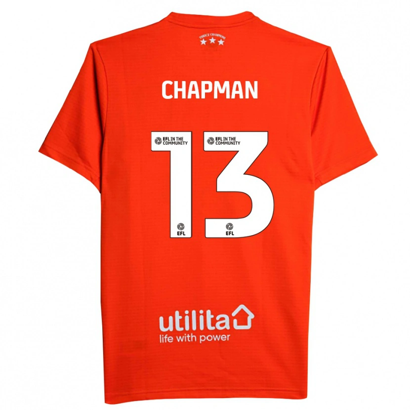 Danxen Mann Jacob Chapman #13 Rød Hvit Keeperdrakt 2025/26 Skjorter T-skjorte