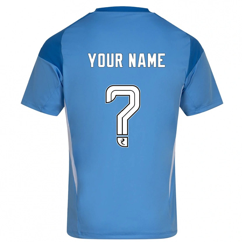 Danxen Mann Aberdeen Blå Hvit Keeperdrakt 2025/26 Skjorter T-skjorte