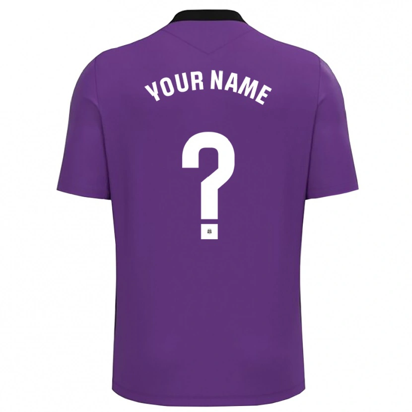 Danxen Mann FC Cartagena Lilla Hvit Keeperdrakt 2025/26 Skjorter T-skjorte