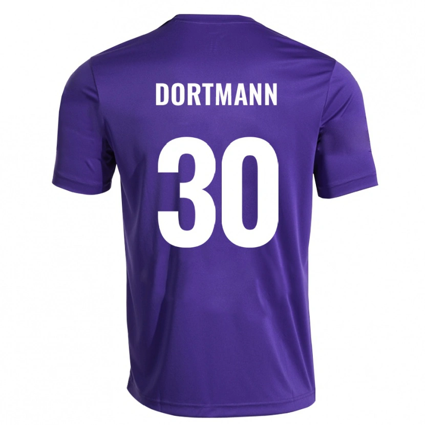 Danxen Mann Niklas Dortmann #30 Lilla Hvit Keeperdrakt 2025/26 Skjorter T-skjorte