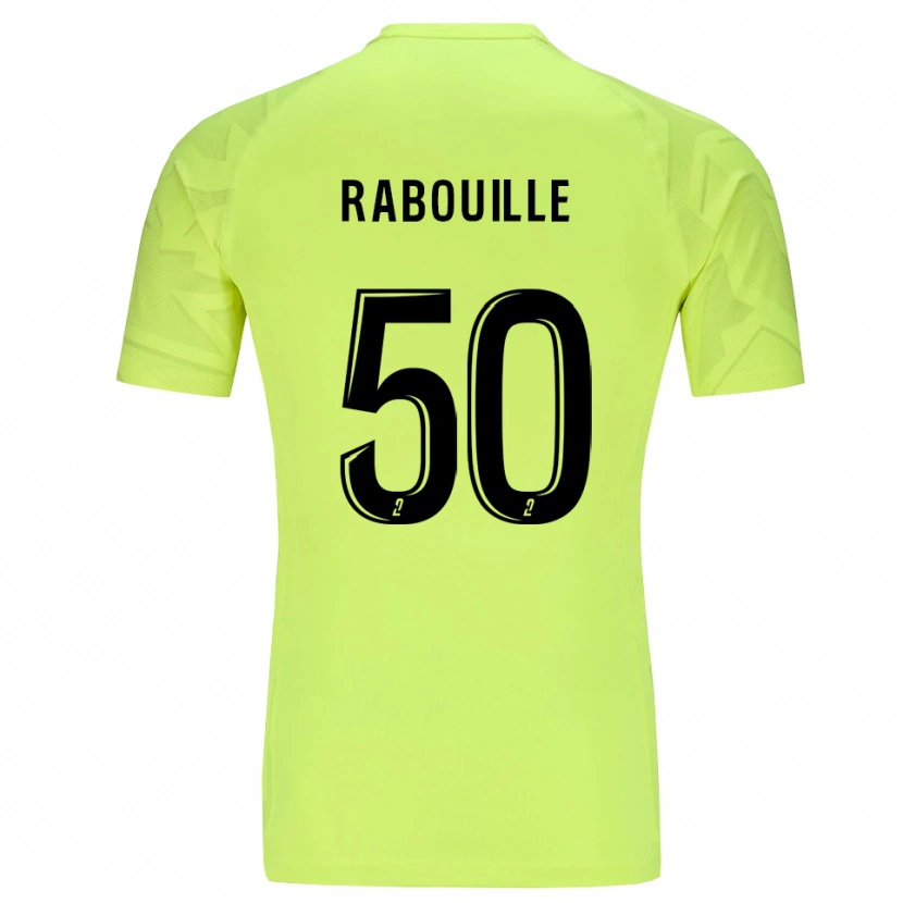 Danxen Mann Valentin Rabouille #50 Neon Grønn Keeperdrakt 2025/26 Skjorter T-skjorte