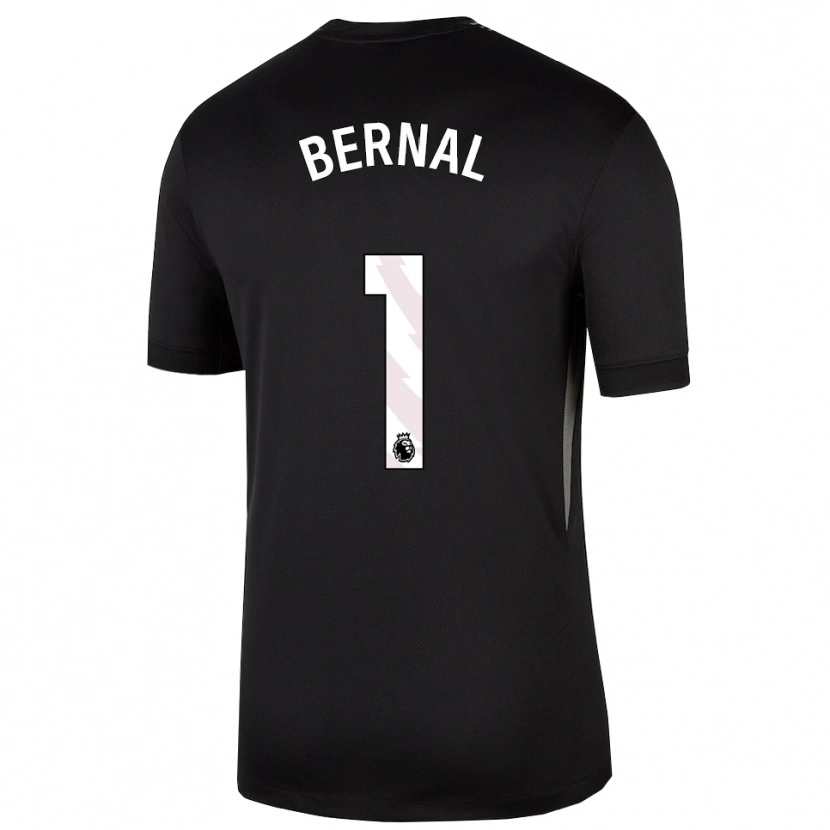 Danxen Mann Freddy Bernal #1 Svart Hvit Keeperdrakt 2025/26 Skjorter T-skjorte