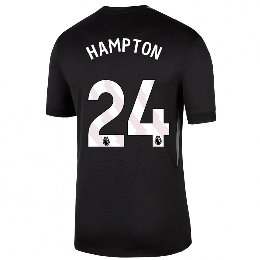 Danxen Mann Hannah Hampton #24 Svart Hvit Keeperdrakt 2025/26 Skjorter T-skjorte