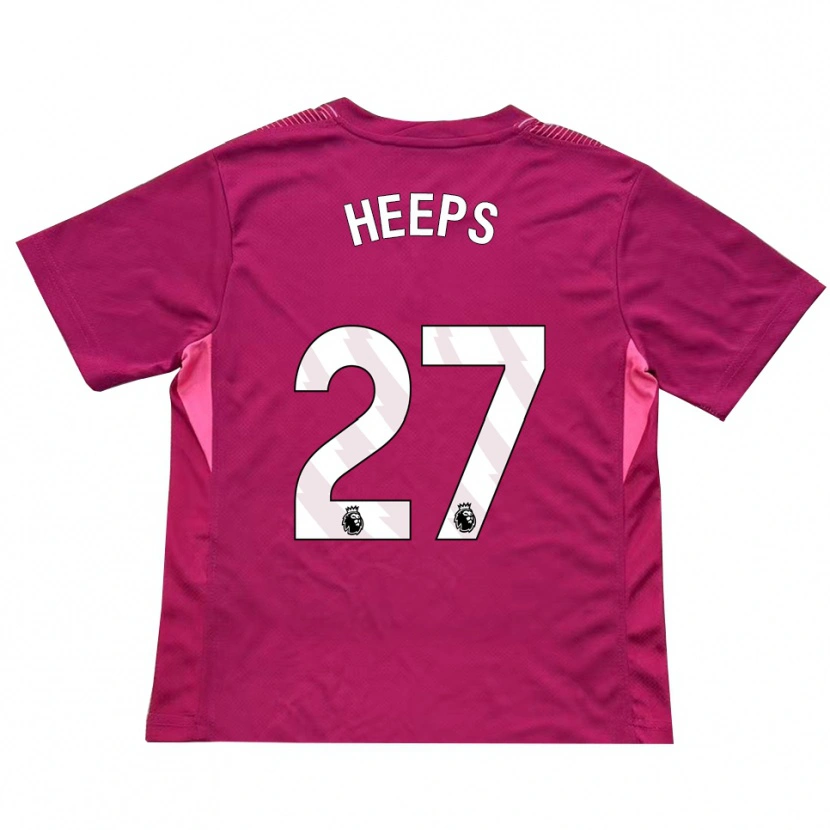 Danxen Mann Eleanor Heeps #27 Rose Hvit Keeperdrakt 2025/26 Skjorter T-skjorte