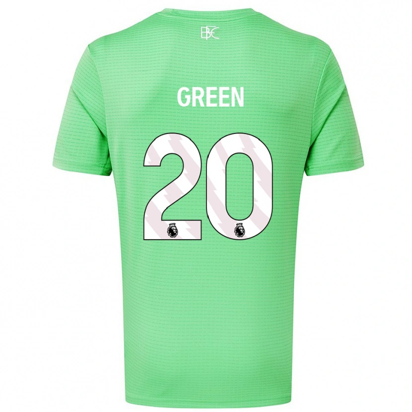 Danxen Mann Etienne Green #20 Middels Grønn Keeperdrakt 2025/26 Skjorter T-skjorte