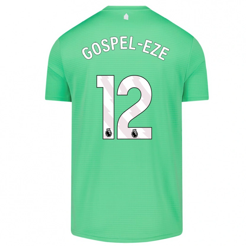 Danxen Mann Goodness Gospel-Eze #12 Middels Grønn Keeperdrakt 2025/26 Skjorter T-skjorte