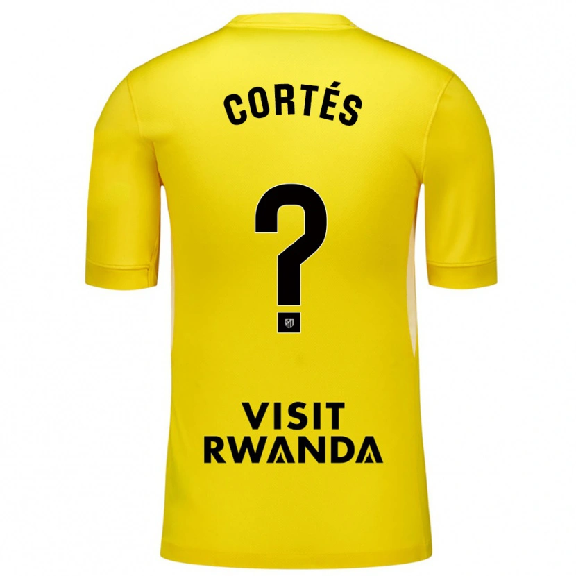 Danxen Mann Lucas Cortés #0 Gul Svart Keeperdrakt 2025/26 Skjorter T-skjorte