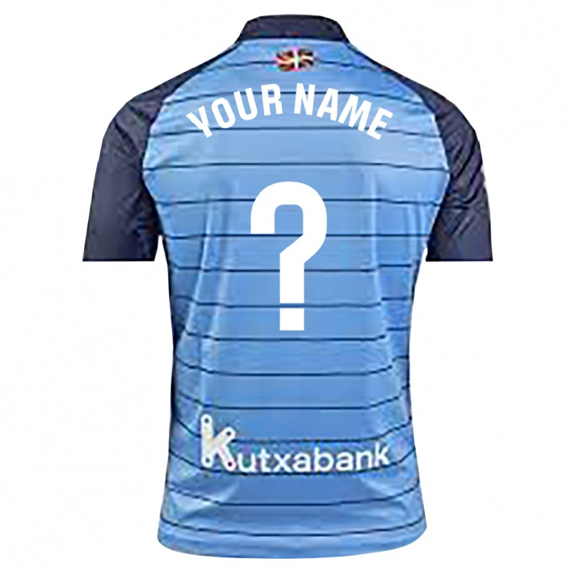 Danxen Mann Real Sociedad Marineblå Keeperdrakt 2025/26 Skjorter T-skjorte