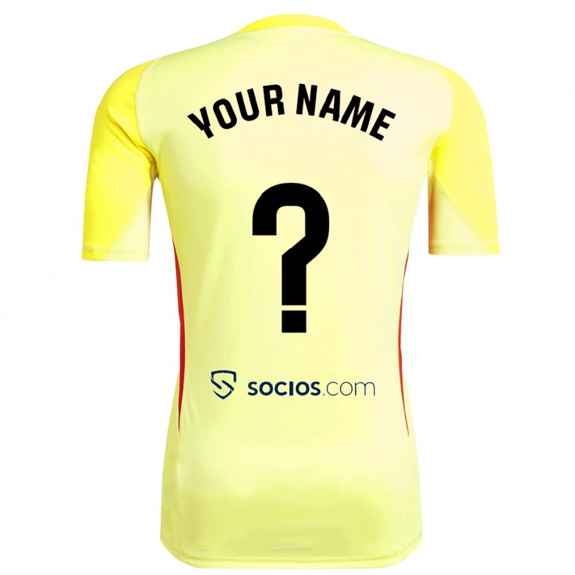 Danxen Mann Sevilla FC Gul Rød Svart Keeperdrakt 2025/26 Skjorter T-skjorte