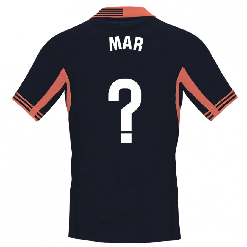 Danxen Mann Mar Segarra Casanova #0 Svart Hvit Oransje Keeperdrakt 2025/26 Skjorter T-skjorte