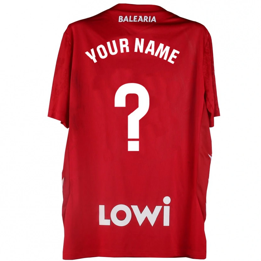 Danxen Mann Levante UD Rød Hvit Keeperdrakt 2025/26 Skjorter T-skjorte